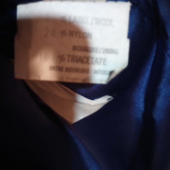 NEW Italian Long double breast wool coat 3XL - Picture 5 of 6